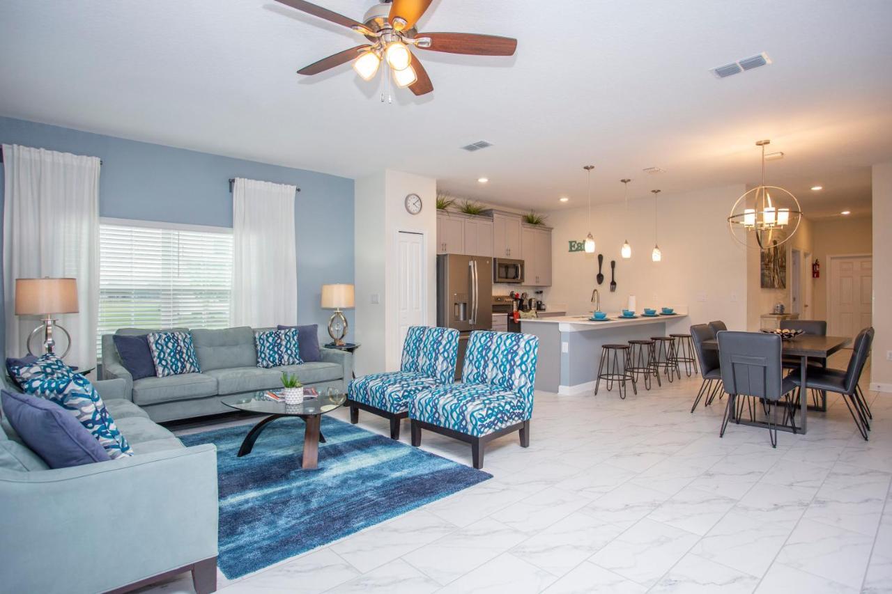 Wonderful 5 Bedroom W/ Pool Close To Disney 4801 キシミー エクステリア 写真