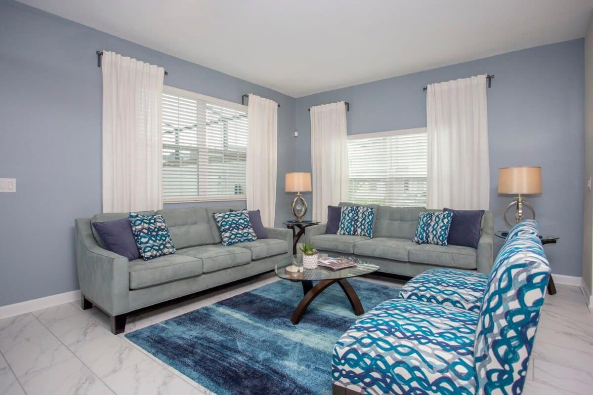 Wonderful 5 Bedroom W/ Pool Close To Disney 4801 キシミー エクステリア 写真
